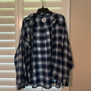 BDG Urban Outfitters blue flannel